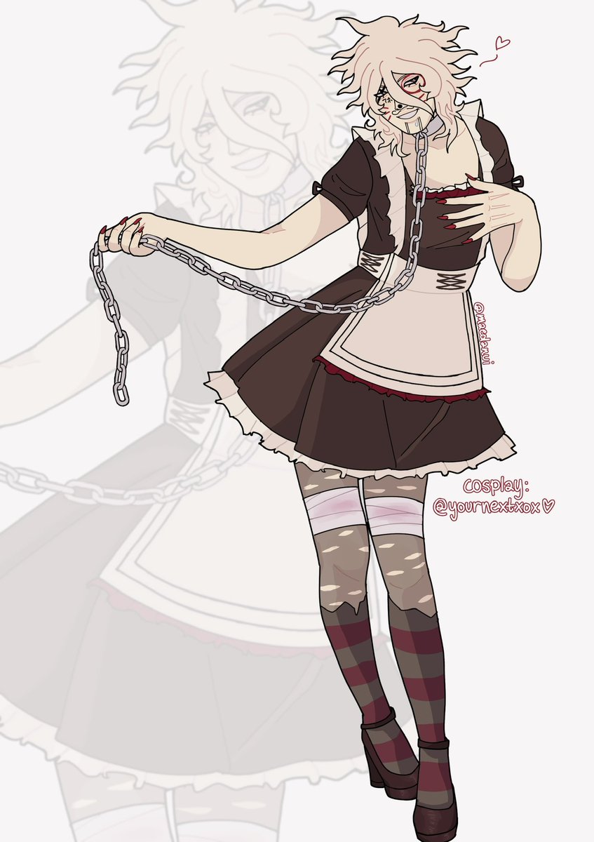 maedanui's tweet photo. this is still one of my fav komaeda pieces and i can’t remember if i posted it here or not.. oh well. more ppl can see now! #nagitokomaeda https://t.co/RyKbaN38Oi