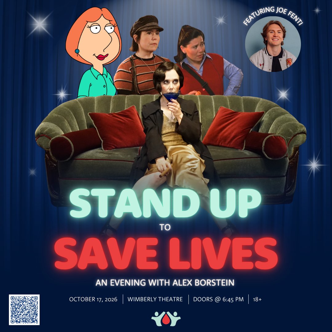 SaveOneLifeInc's tweet photo. Alex Borstein is coming back to Boston for Stand Up to Save Lives on Oct. 17! Join us for a night of laughs supporting Save One Life. 💙

🎟️ Tickets + VIP meet &amp; greet: on sale now!

Visit: https://t.co/alPpIccYPp https://t.co/r1GaZUdnoE