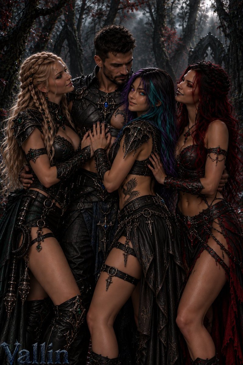 Ravensworne's tweet photo. The circle widens and friendships form.
Fate has changed, always in flow.
#Vallin #Rúna #Rory #Zara
@SFCWrench https://t.co/KvHFbG9xez