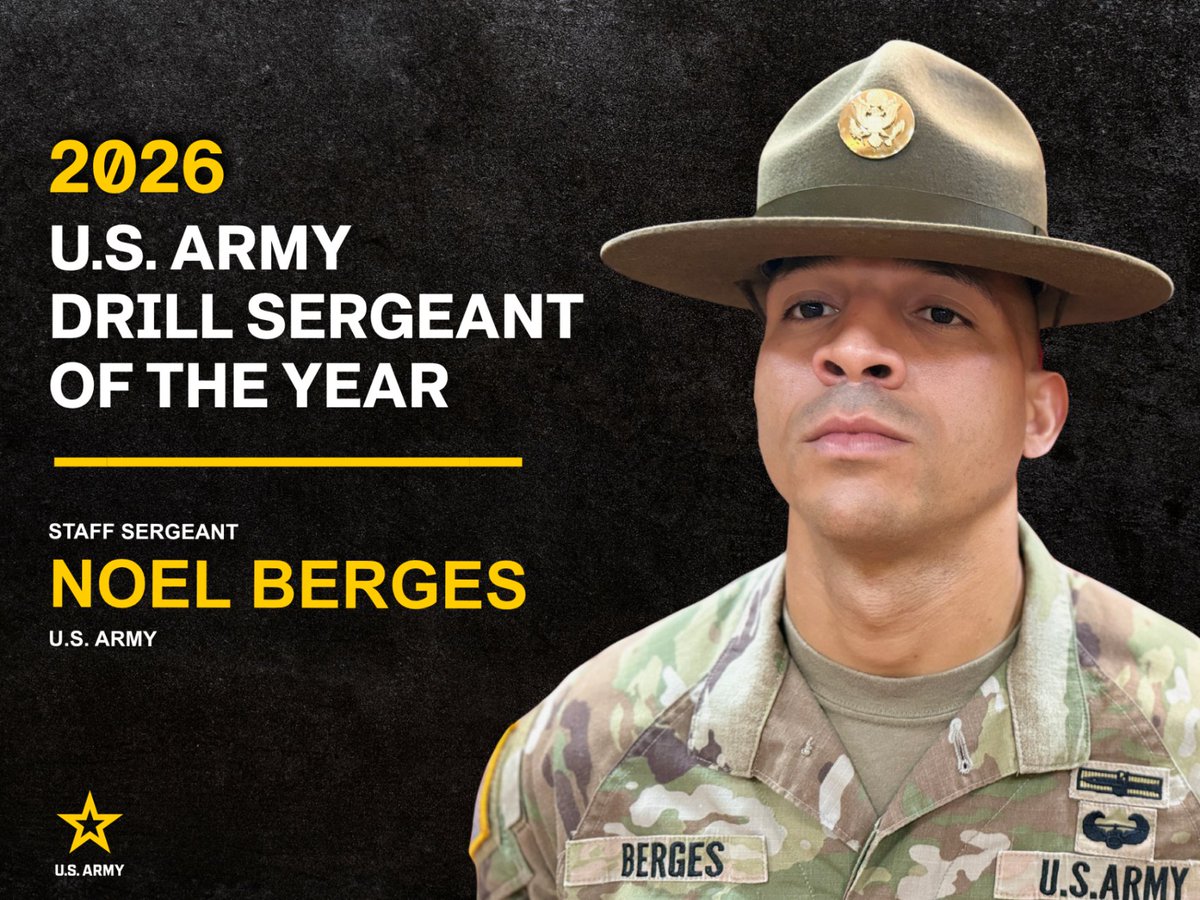 usarec's tweet photo. Congratulations to Staff Sgt. Noel Berges and Sgt. 1st Class Kevin Harrington on your achievements! https://t.co/NixHJFvWul