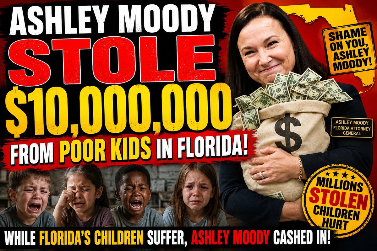 stantherunner's tweet photo. @SenAshleyMoody #Soulless #Corrupt
#Criminal 
Did you discuss this? https://t.co/4Hsdz0pM7E