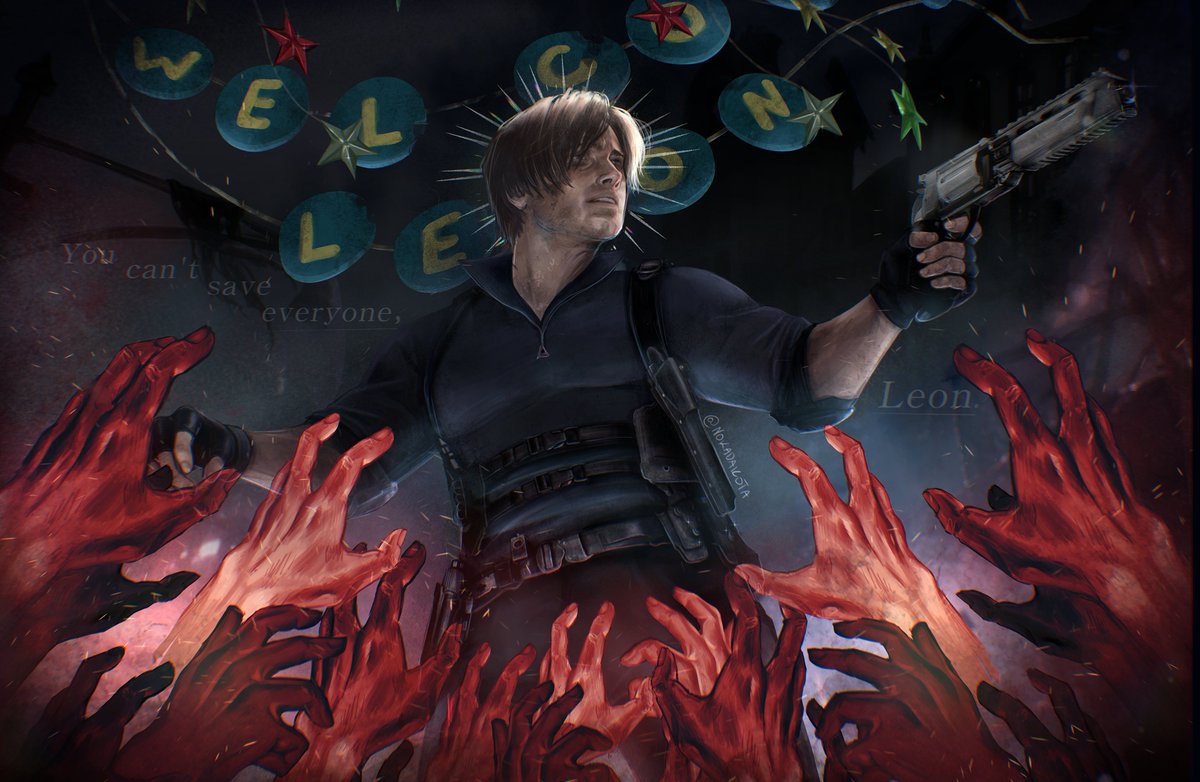 Nokadakota's tweet photo. You can't save everyone Leon ✨️ #ResidentEvilㅤ #LeonKennedy #ResidentEvilRequiem #re9 #re4 https://t.co/I2NW1ZYbPz
