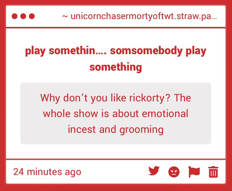h8er167's tweet photo. i feel like i shouldn’t have to explain why i don’t like abusive, age gap, incest
also no the show is not about that ur just thinking with ur dick😭 https://t.co/fQwPs3GXyB
