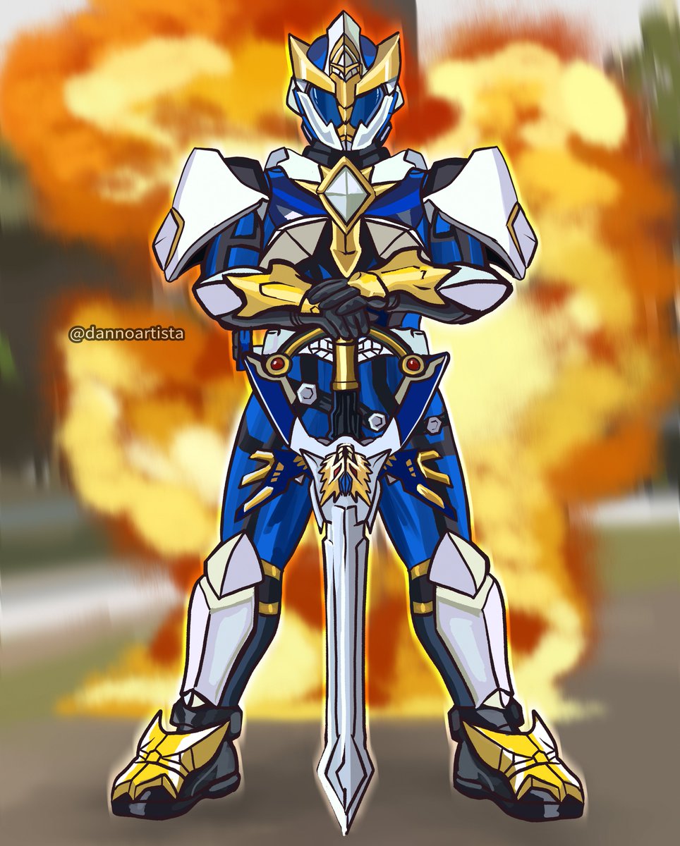 dannoartista's tweet photo. COMM - Ryukendo de Madan Senki Ryukendo  #FanArt #Comisión #Tokusatsu https://t.co/MQiqSS3Siy