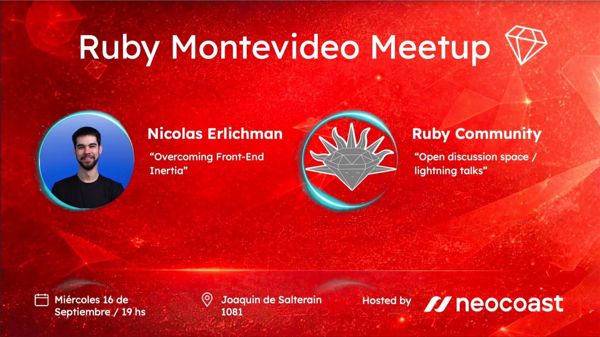 rubymontevideo tweet picture