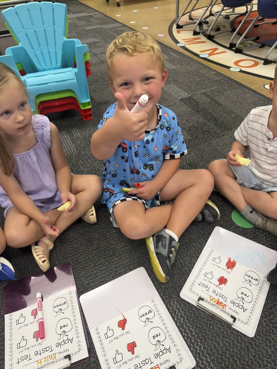 CPGophersPreK's tweet photo. Today we taste tested apples!! 🍏🍎 https://t.co/kC8mLS7Dvd