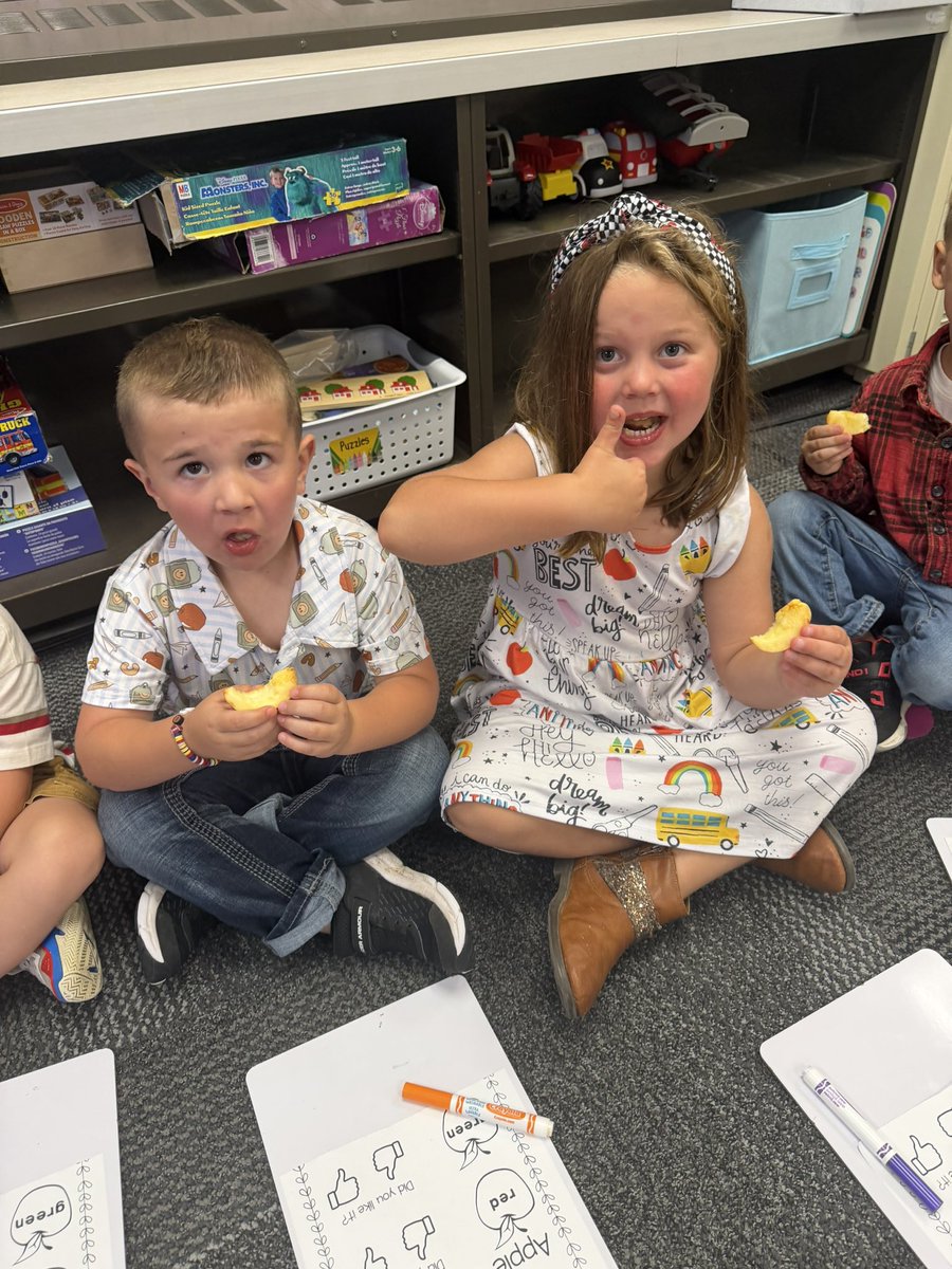 CPGophersPreK's tweet photo. Today we taste tested apples!! 🍏🍎 https://t.co/kC8mLS7Dvd