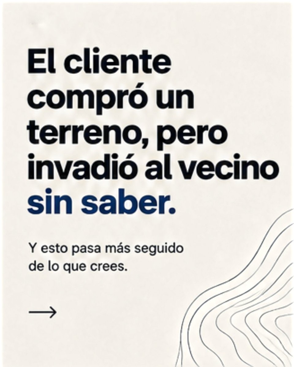 b3torojas's tweet photo. ¿Sabías que puedes invadir el terreno de tu vecino sin saberlo?

Conocer las medidas de un terreno no siempre significa conocer sus límites reales en campo.

Antes de construir o cercar, verifica dónde están los límites de tu propiedad.

 El deslinde ayuda a prevenir conflictos. https://t.co/7gwRtplVyM