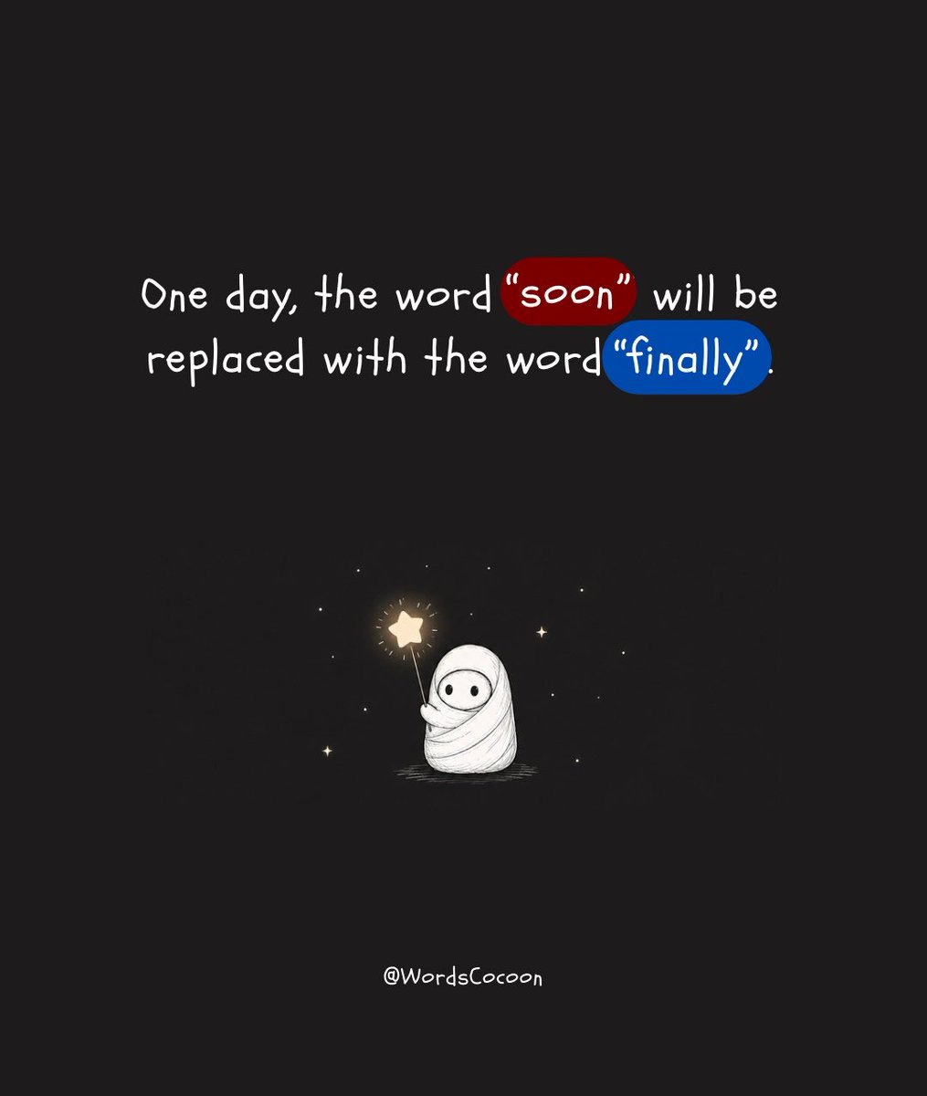 WordsCocoon's tweet photo. one day, it’s gonna happen. https://t.co/btx3DGxxRH