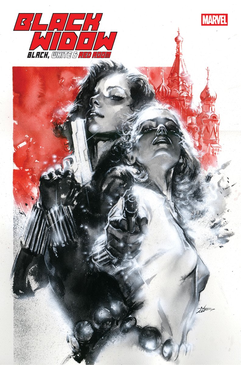 MarvelComicsHQ's tweet photo. Marvel’s critically acclaimed Black, White and Blood format returns this December to spotlight two of the most lethal women in the Marvel Universe—along with the diabolical Red Room that forged them—in ‘Black Widow: Black, White &amp; Red Room.’ 🧵⬇️

🎨: Ito https://t.co/qq3u2RIcD9