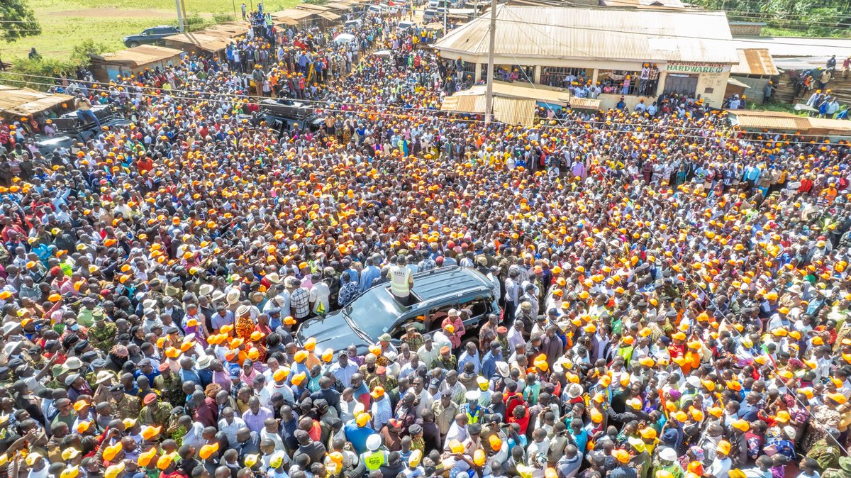 ungoverned_mind's tweet photo. President William Ruto launching the construction of Kanyawanga-Kwoyo-Madiaba Road, Awendo, Migori County #MigoriFocus https://t.co/i7drAu9s1y