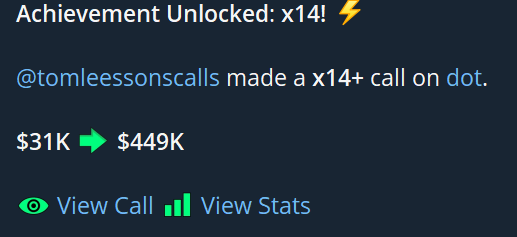 TomLeeSonX's tweet photo. New ATH for $DOT https://t.co/uzlyKcWr5A