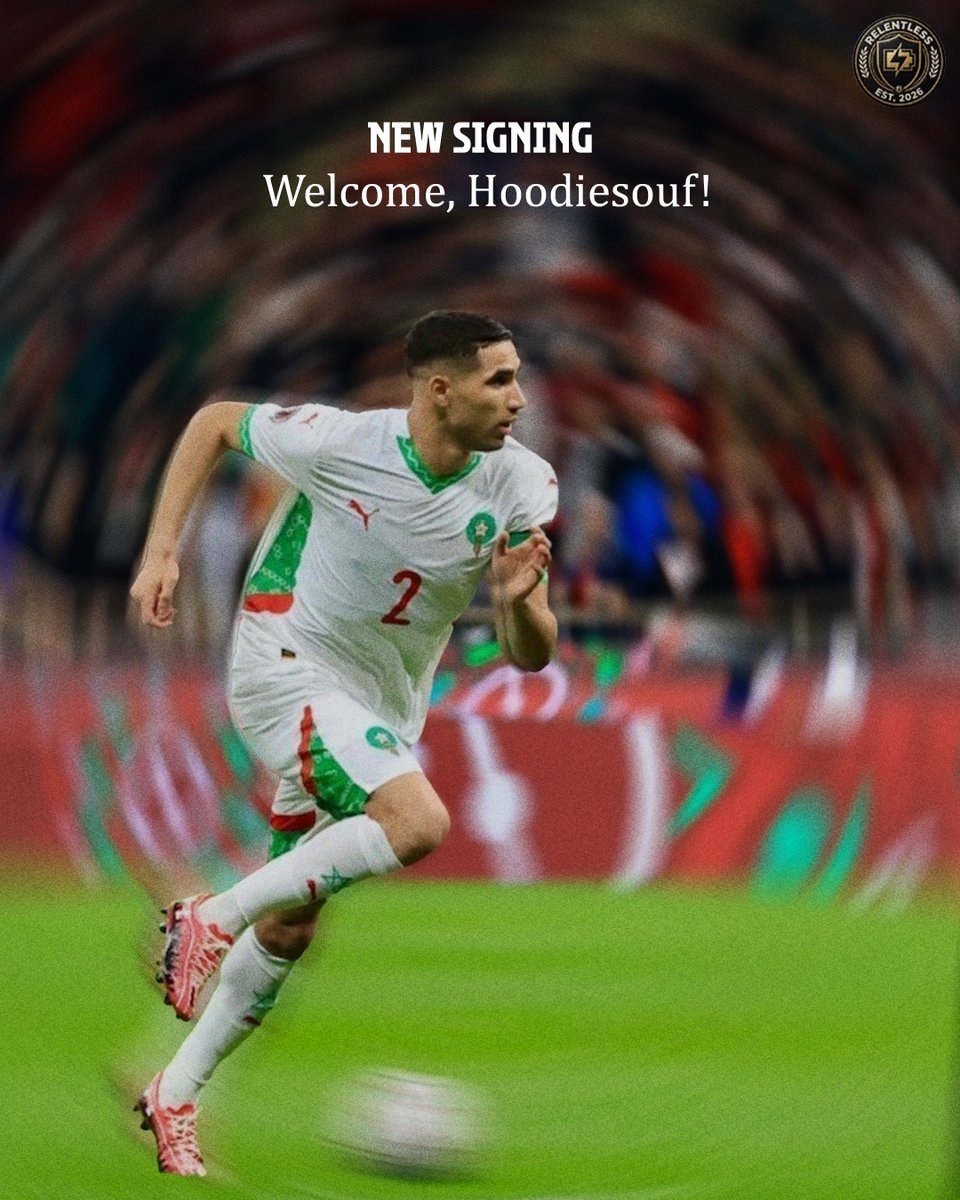 VPGRelentless's tweet photo. NEW SIGNING | CB

We are delighted to announce the signing of @hoodieomar_ 

Welcome to Relentless 
@OfficialVPG https://t.co/pnJ8UDRfjC
