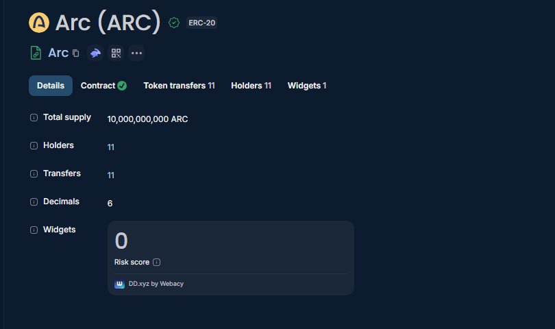 sirserney1's tweet photo. Update @arc

ARC token has been minted with 10B supply. 
https://t.co/z806zf1YFm

Architects will eat good? We'll see 👀 

Source: 
https://t.co/KIlvWTz9WZ https://t.co/h07LiDT8gj