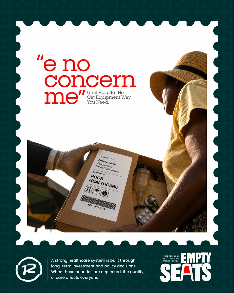 official12elvs's tweet photo. “E no concern me.”

Until it does.

The school fees. The healthcare. The cost of moving around. The safety of the people you love.

What we dismiss as someone else’s problem can eventually become our own.

That’s why your voice matters. Your vote is your seat at the table. https://t.co/uPdIxBQSHo