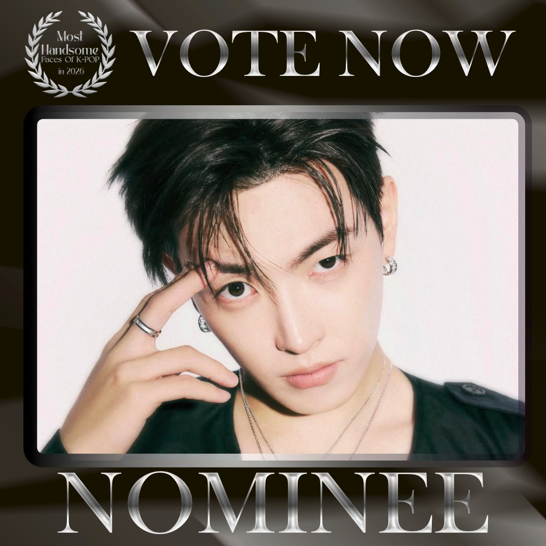 TOP100KPOP's tweet photo. HONGJOONG (ATEEZ) is nominated for Most Handsome Faces of K-POP in 2026.

👉 VOTE: https://t.co/Si3coBolbM https://t.co/EgwtZvQk6X