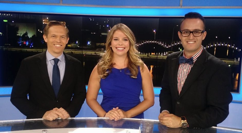 ReubenJones1's tweet photo. My first TV station, WREX in Rockford, IL, aired its final newscast last week.

The NBC station was recently bought by another company and merged with the CBS affiliate.

I have great memories from my time in Rockford and was proud to be part of such an amazing team of journalists, led at the time by @JoshMorganNews 

Not everyone pictured here but this was part of our weekend show team with the great @VikiKnappWX and Dan Cohen.

Thanks for flagging @DeCosterKen.