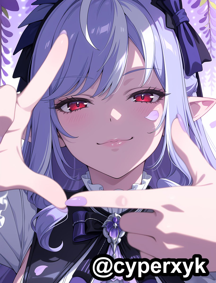CyperxykX's tweet photo. #Vivian #AIArt #AnimeArt #Waifu #Exclusive #Ecchi #Tease #GothicPrincess #Вайфу #ZZZ #AnimeGirl #Аниме #Манга #Wisteria #Parasol #PurpleHair #RedEyes #ElfEars #Mockingbird https://t.co/L6p5xZPiwA