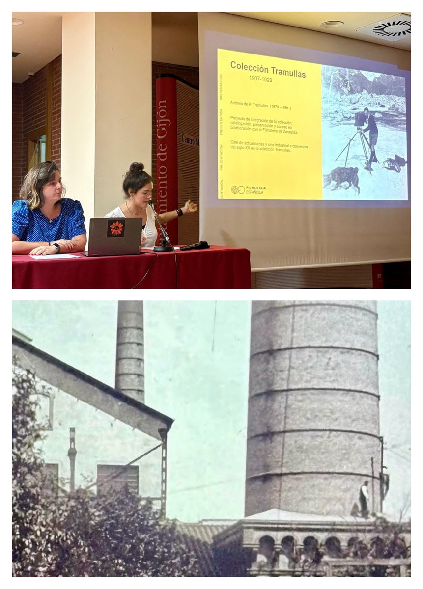 Filmoteca_es's tweet photo. 🎞️Durante la sesión de ayer, dedicada a los fondos de #cineindustrial de #FilmotecaEspañola, presentaron materiales centrados en la industria azucarera, fondos del archivo NO-DO, además de la histórica Colección Tramullas.

#patrimonioaudiovisual #memoriacolectiva 📽️🏭 https://t.co/zSHwjIwkmL