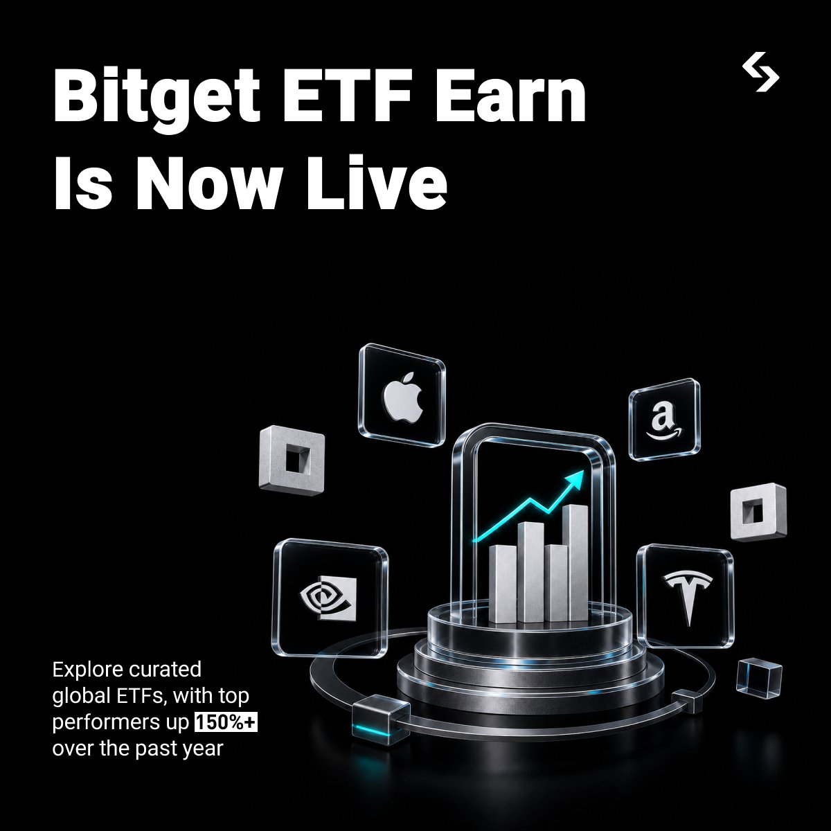 BitgetES's tweet photo. 📊 ¡Bitget ETF Earn ya está disponible! 📊

✨ Explora ETFs seleccionados de acciones de EE. UU., bonos y sectores en tendencia, todo en un solo lugar.

• Top 500 de EE. UU.
• Small-Caps de EE. UU.
• Bonos de EE. UU.
• MSCI Korea
• Industria de chips de IA

💡 ¿Eres nuevo en las acciones? Los ETFs ofrecen una forma sencilla de acceder a múltiples activos y temáticas.