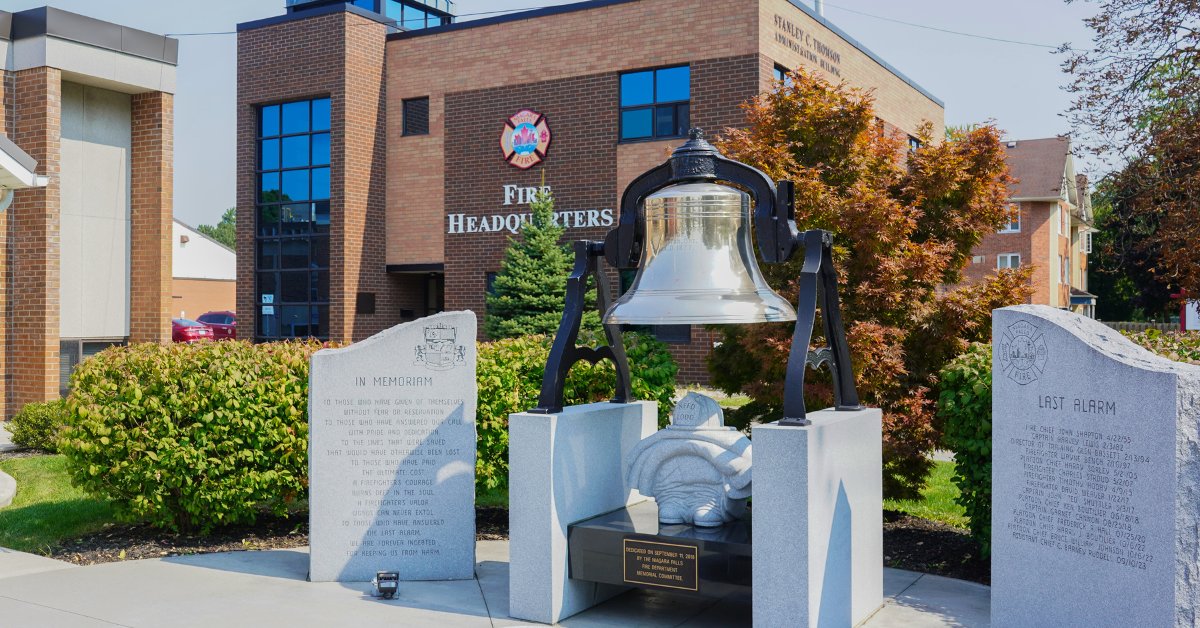 NiagaraFalls's tweet photo. The Niagara Falls Fire Department will hold a Line of Duty Death Memorial Ceremony on Sunday, September 27, at 10 a.m. at Fire Station 1, 5815 Morrison Street.

The memorial ceremony is held to honour and remember firefighters who lost their lives in the line of duty or from a work-related illness. It is an opportunity to pay respect to fallen firefighters and honour their loved ones. 🕊️

Members of the public are invited to attend.

Learn more: https://t.co/ZE4K2dfIui
