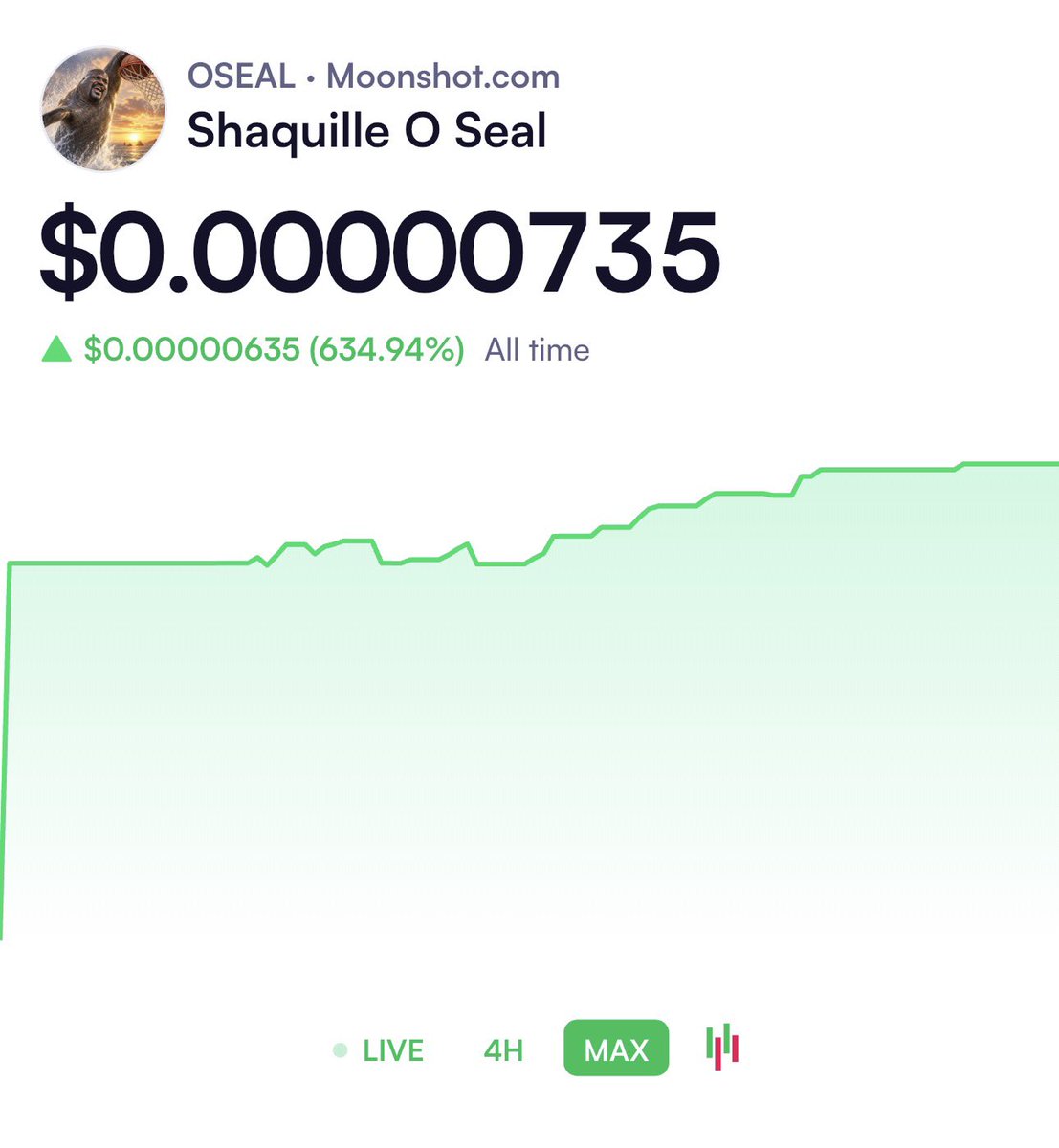 BUYOSEAL's tweet photo. $OSEAL on @moonshot 🚀 https://t.co/CIMaH9OHMd