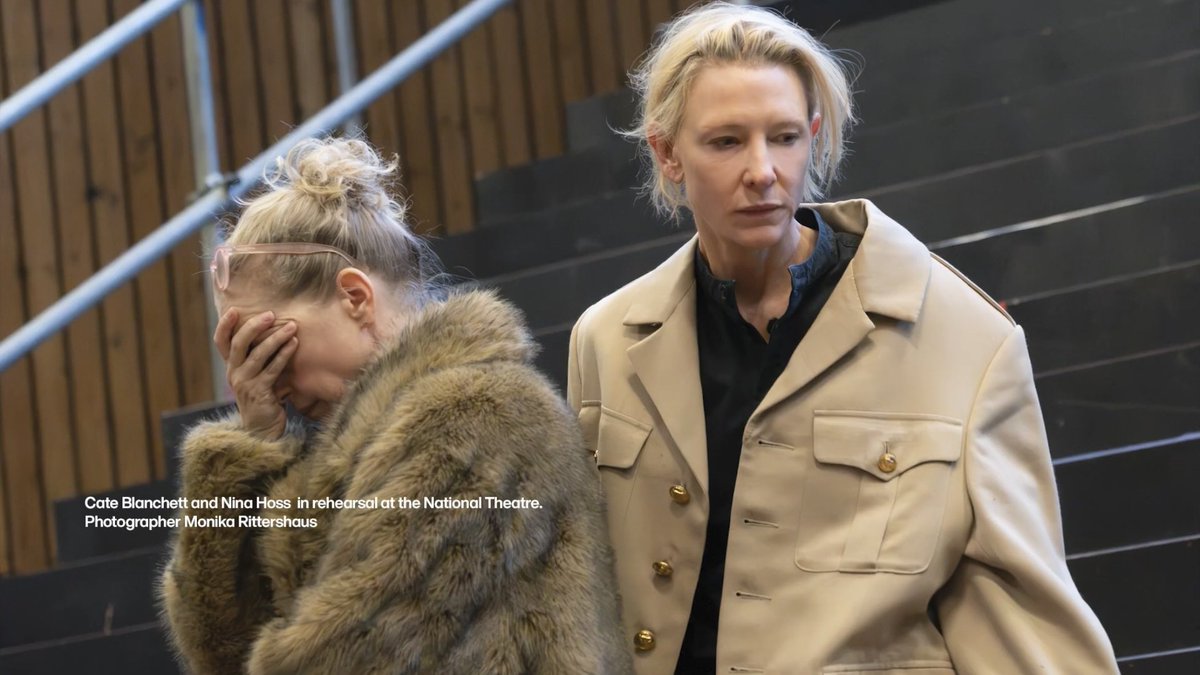 ninahossarchive's tweet photo. Nina Hoss and Cate Blanchett in rehearsal of Electra/Persona

(https://t.co/t2LovKknIl) https://t.co/gkeOLpYa2w