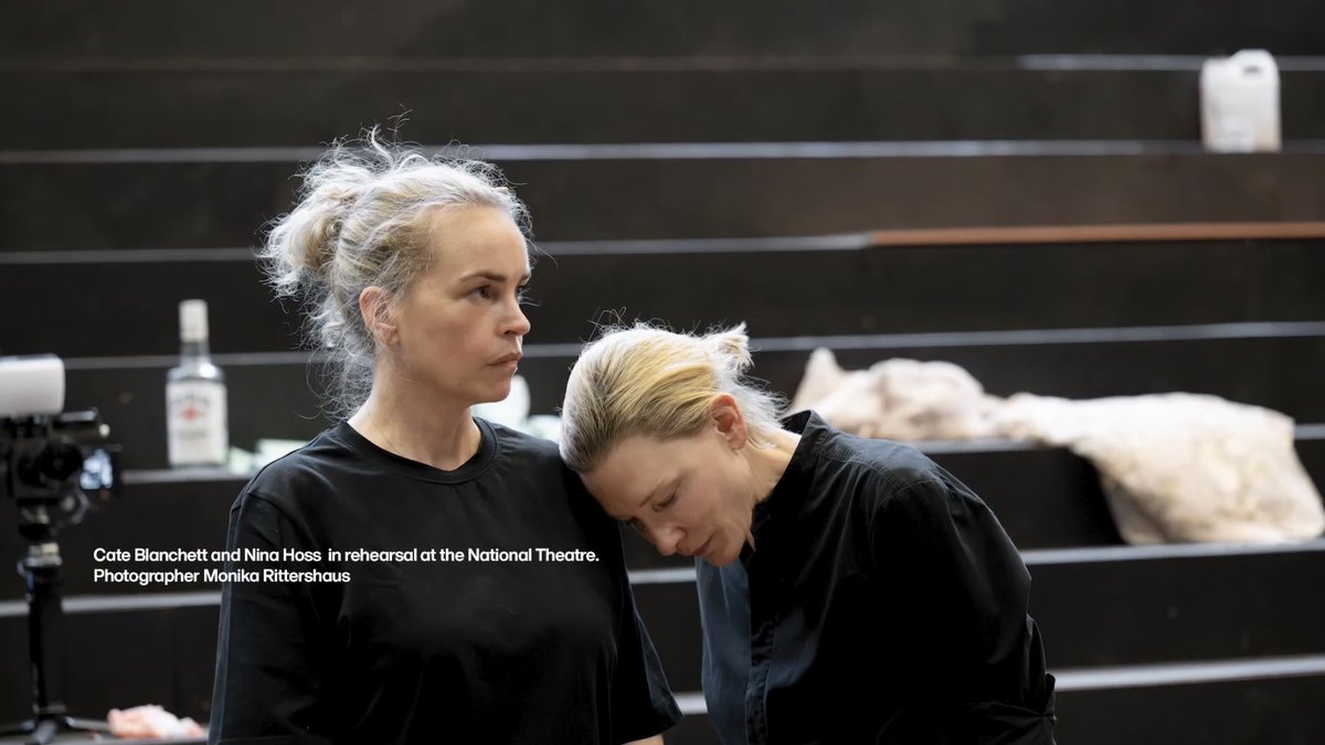 ninahossarchive's tweet photo. Nina Hoss and Cate Blanchett in rehearsal of Electra/Persona

(https://t.co/t2LovKknIl) https://t.co/gkeOLpYa2w
