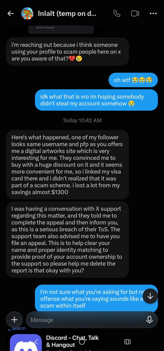 kickindahead's tweet photo. @/TheLNLupin's account has been compromised do not message them !! https://t.co/EFbP5N7fHg
