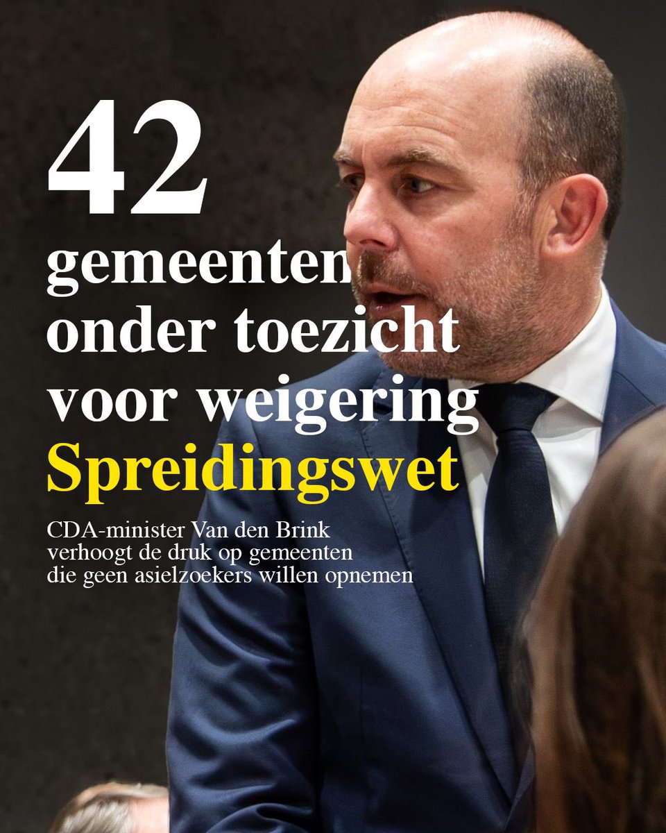 fvdemocratie's tweet photo. CDA levert de minister van Asiel en Migratie en zou dus (in het meest optimistische geval) de asielmigratie écht kunnen aanpakken. Minister Van den Brink kiest echter een andere koers: steeds vaker zet hij gemeenten onder druk om tegen hun wil in asielzoekers op te nemen. https://t.co/qDq4O8rIxF