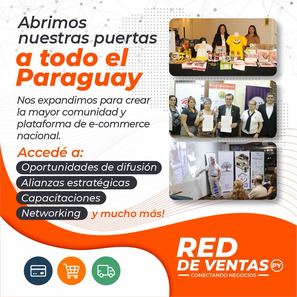 RedSagrados's tweet photo. Llega mas fácil a tus clientes con la Red de Ventas PY. 😄👏🤳

📲 Sumate a nuestro canal de WhatsApp para no perderte ninguna novedad:
👉 https://t.co/3PdDtHWW6j

#Reddeventaspy #EmprendedoresParaguayos #HechoEnParaguay #AlgoNuevoEstáLlegando https://t.co/cirqDUoTAg