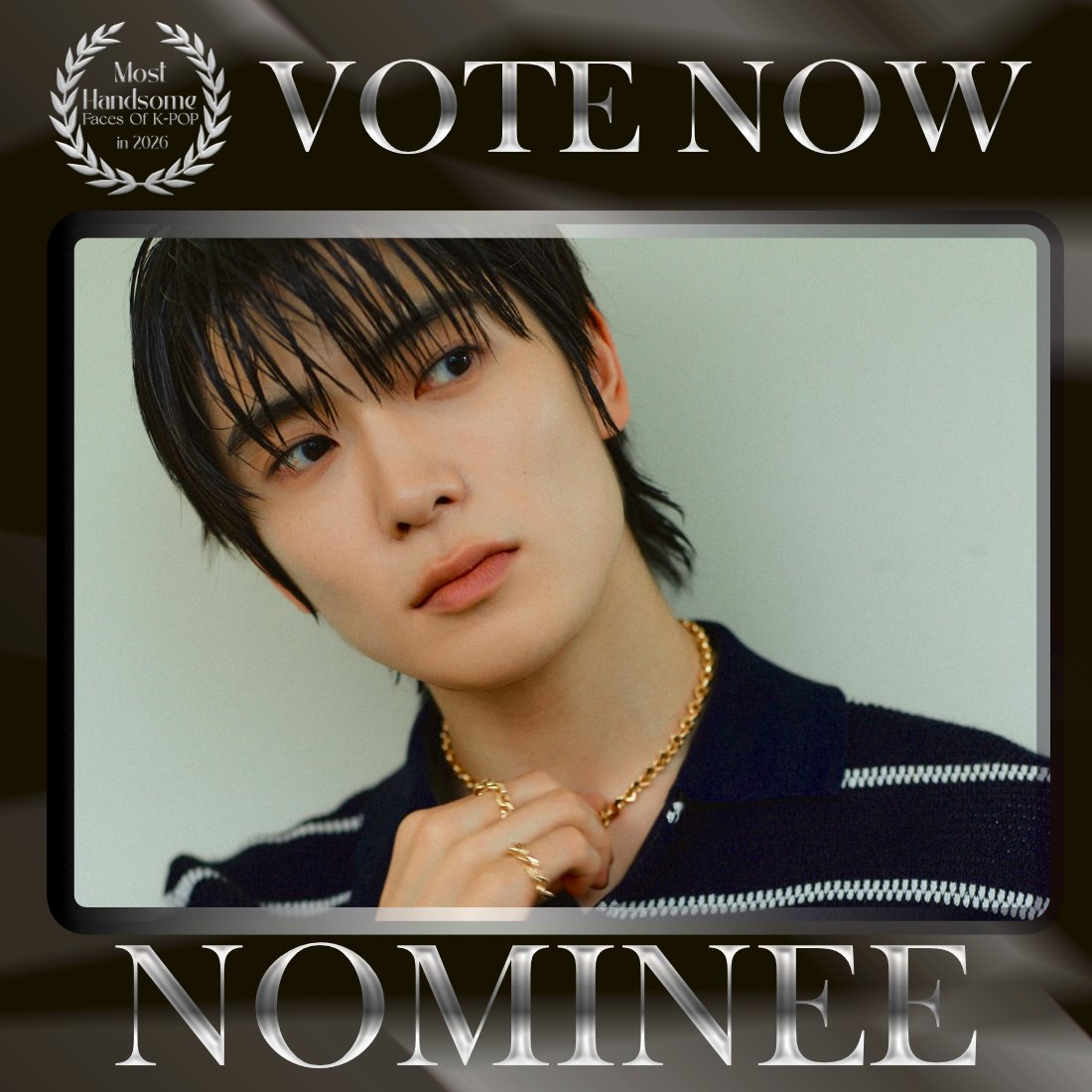 TOP100KPOP's tweet photo. JAEHYUN (NCT 127) is nominated for Most Handsome Faces of K-POP in 2026.

👉 VOTE: https://t.co/Si3coBoT1k https://t.co/BCAltvy2fL