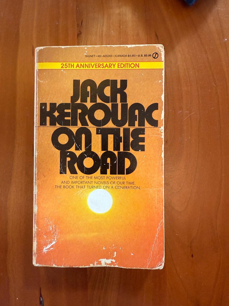 BooksInFilms1's tweet photo. On the Road by Jack Kerouac. Tony (Matt Johnson, 2026) #BooksInFilms #BooksInMovies #BooksOnScreen #JackKerouac #MattJohnson #DominicSessa. Thanks https://t.co/l0AxocffJr. Explore more real books in films in Instagram https://t.co/Sr3w6iZaak - Tumblr https://t.co/YWvKhlHgHb https://t.co/Qdi2JfDNhH