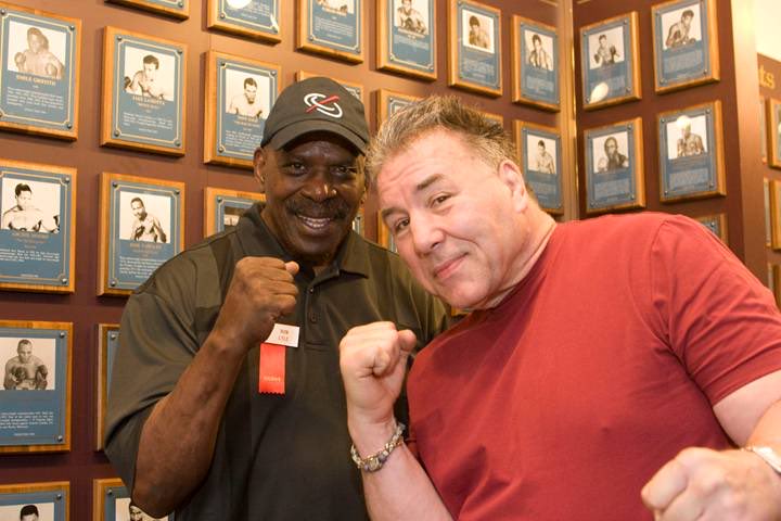 BoxingHall's tweet photo. As the boxing world continues to mourn the loss of George Chuvalo, who passed away at 89 on September 12, here are a few photos from his many visits to the Hall of Fame throughout the years with fellow boxing stars Mike Tyson, Marvelous Marvin Hagler, Jimmy Ellis and Ron Lyle. https://t.co/XFOK6YEou0
