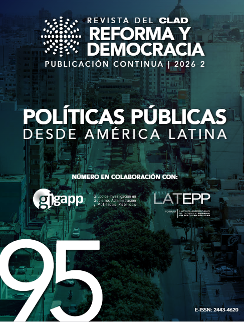 maudussauge's tweet photo. Nuevo número de "Reforma y Democracia" (@CLAD_Org) disponible. Valiosos textos sobre PPs en América Latina en número coeditado por los profes André-Noel Roth (@Andrenoelroth1), Juan Guillermo Vieira, Nelson Cardozo (@ndcardozo) y César Cruz (@cesarncruz): 
https://t.co/GnY88ORsQN https://t.co/0KJkcS0a4F