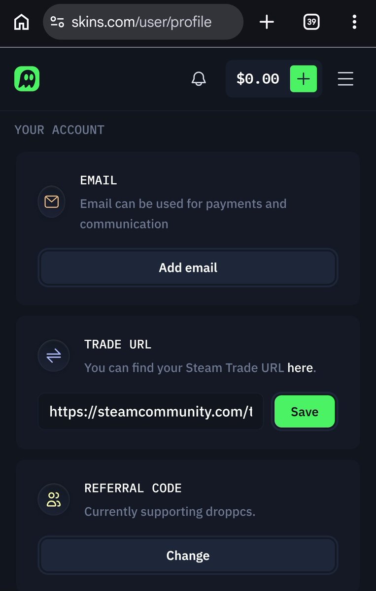 Randall3331's tweet photo. @DroppCS Discord - zappy0067 https://t.co/lIo5Ehto4u