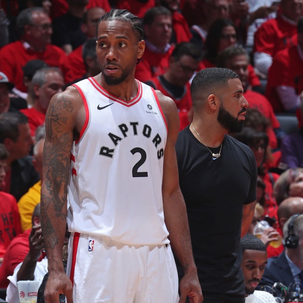 APH00PS's tweet photo. Kawhi Leonard says he did not rejoin the Toronto Raptors in order to chase a championship, via @Raptors.

“I’m not really championship chasing or trying to find the best team that can win. I didn’t want to put on a thousand jerseys. My family took a liking to the city. I enjoyed it. My son was born here.”