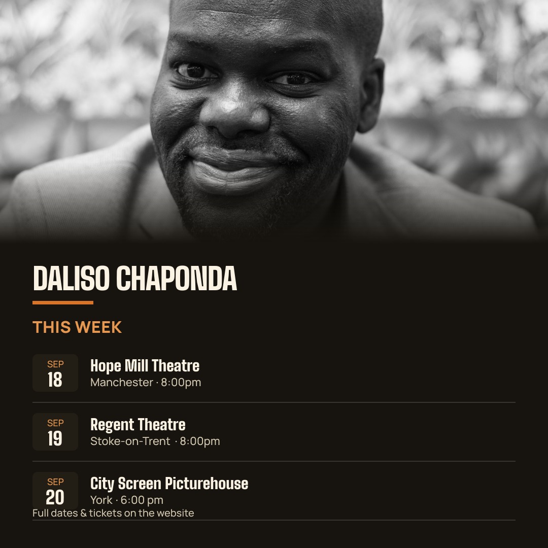 dalisochaponda's tweet photo. This weekend's gigs. @hopemilltheatre  @RegentTheatre  Stoke On Trent , @CityScreenYork  

If youre near, see you there!! https://t.co/LrU3s8qbJl