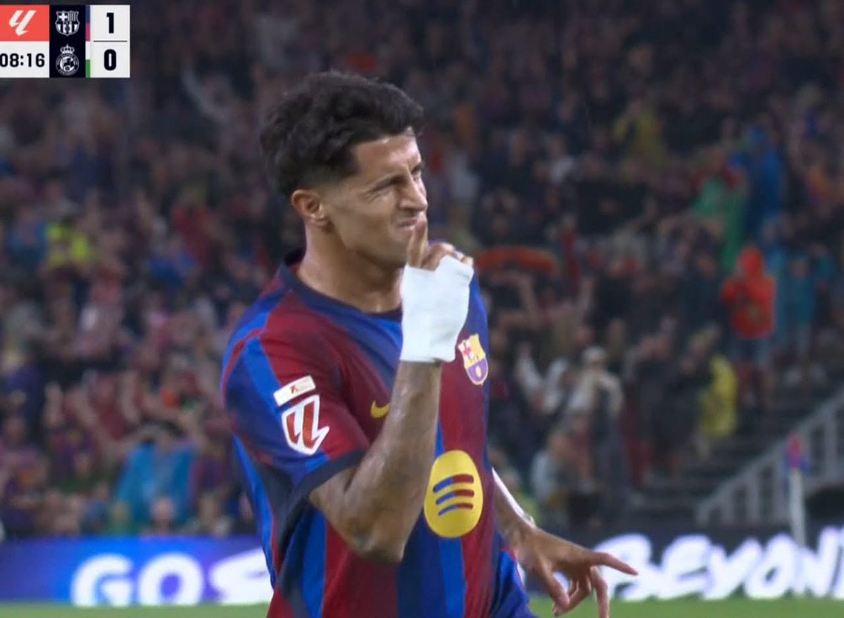 Culers_Forever's tweet photo. 🚨📸 - JOAO CANCELO COULDN'T BELIEVE THE GOAL HE JUST SCORED! https://t.co/mUgfBjCnEU