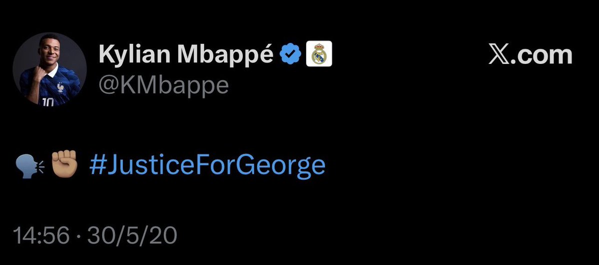 irene_freedom's tweet photo. Vaya, qué difícil les resultará a muchos entender las razones de la empatía y solidaridad de Kylian Mbappé por George Floyd en EE.UU. y no por los españoles de Ceuta. ¿Qué será eso que le hace sentir el dolor de George Floyd como propio?

Los europeos no somos los suyos. https://t.co/E5y3Krrpjf
