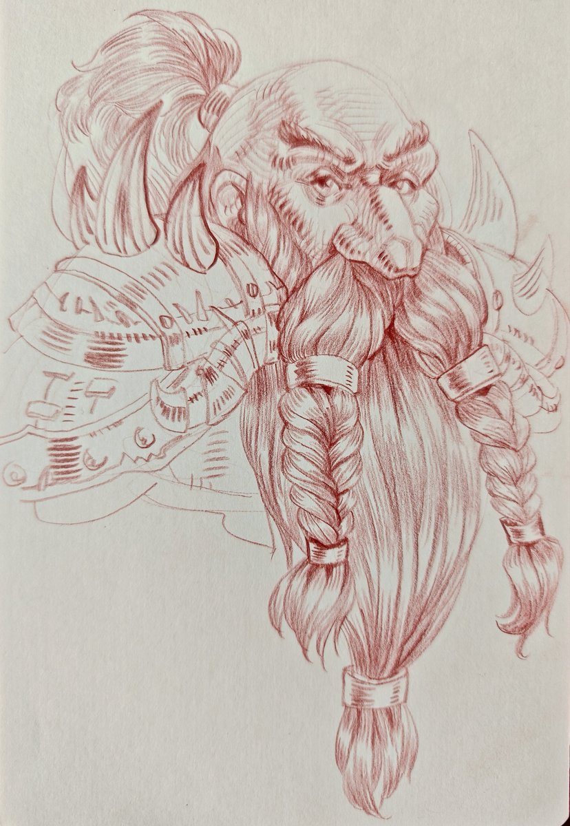 HAF_aphiri's tweet photo. I continue to draw portraits of random warcraft characters)
#warcraft #wow #dwarf #WarcraftOC #sketchㅤㅤㅤㅤ https://t.co/t8U192tI5e
