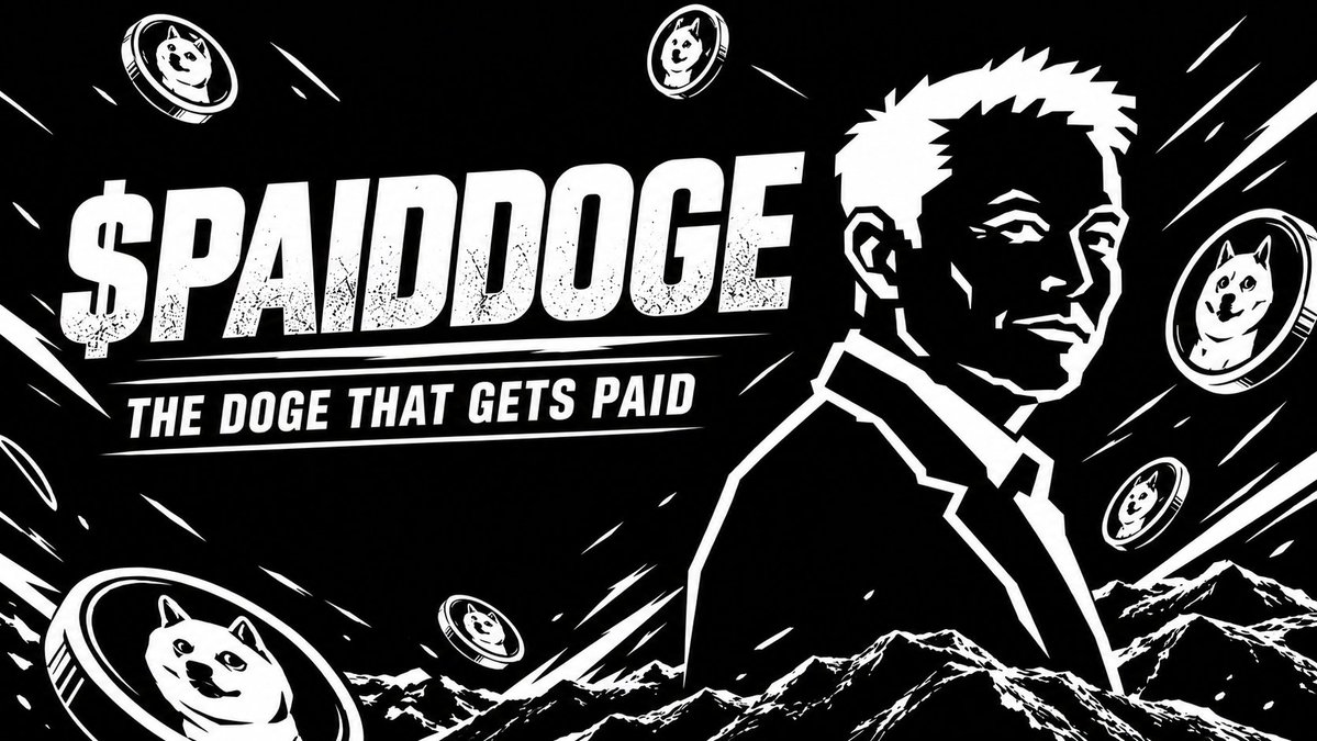 PaidDogeX's tweet photo. $PAIDDOGE gets started🐕💰

The wait is over. 

This is only the beginning.

$PAIDDOGE #PAIDDOGE #MemeCoin #Crypto https://t.co/odQUgq2Cz2