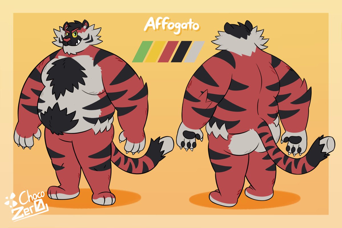 Choco_Hyena's tweet photo. Affogato design Evolution 💪🐯

I´m stil updating his design evey now and then 🫡 https://t.co/esE04yMFbm