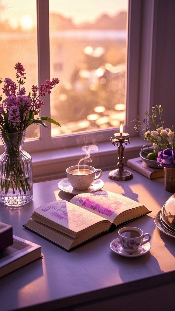 Litz_0's tweet photo. Nothing beats a lazy Sunday with a warm latte and a good book  Slow living hits different on off days. https://t.co/AdPdUgzFcg