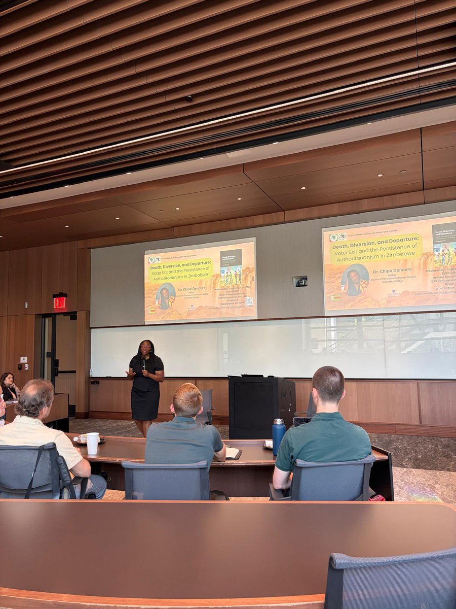 drDendere's tweet photo. I had a wonderful and productive visit at SAIS. It was such a joy to present my work. The book tour has been very fruitful. https://t.co/8LDzOg479u