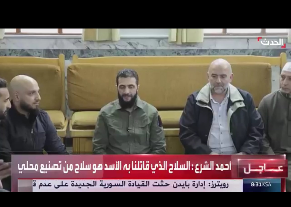 asd1ase's tweet photo. @mPAagFWZXr2haZx @samirbheb @salman_Syr تركيا لم تدعمنا ولا اي دولة - كل الأسلحة اللي عند الثوار صناعة محليه وقد ذكرها الشرع في اكثر من لقاء بعدم دعم اي جهة خارجية للثوار https://t.co/C3DK88P3ee
