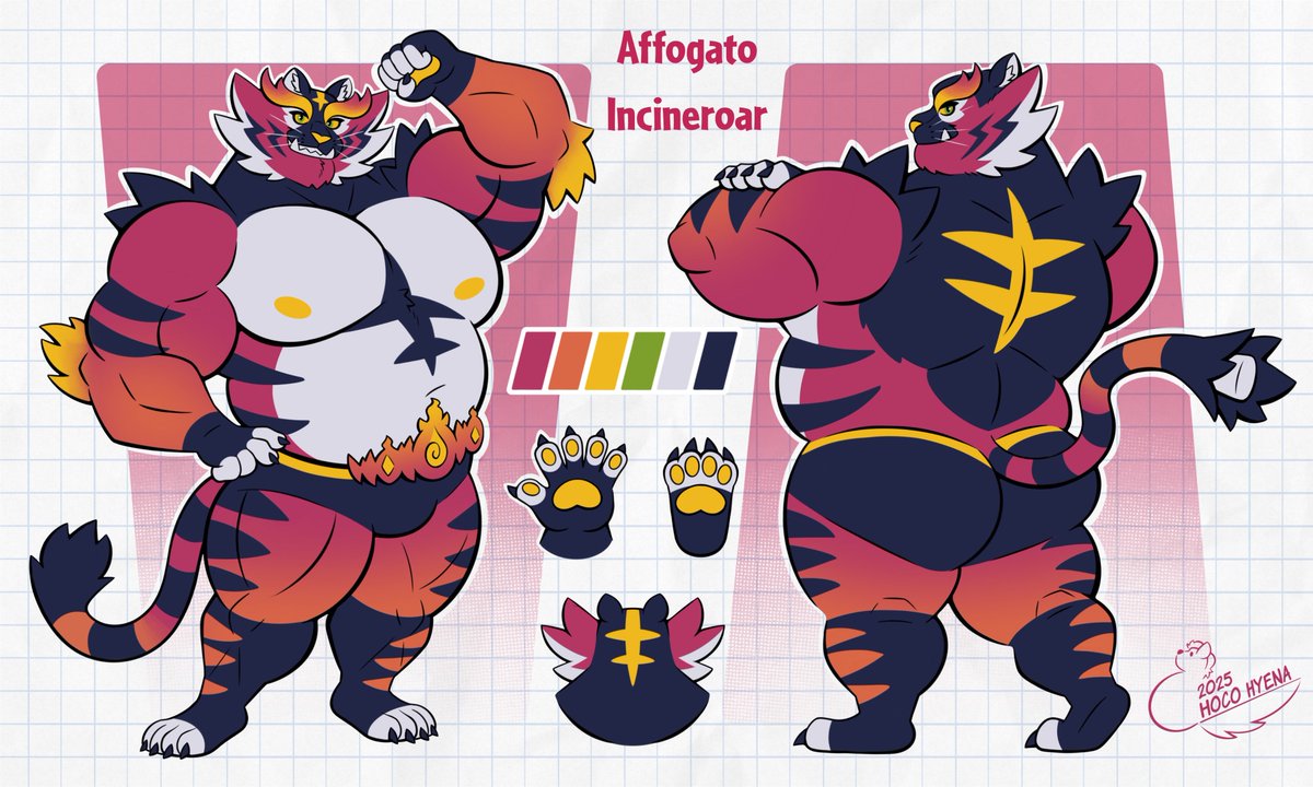 Choco_Hyena's tweet photo. Affogato design Evolution 💪🐯

I´m stil updating his design evey now and then 🫡 https://t.co/esE04yMFbm