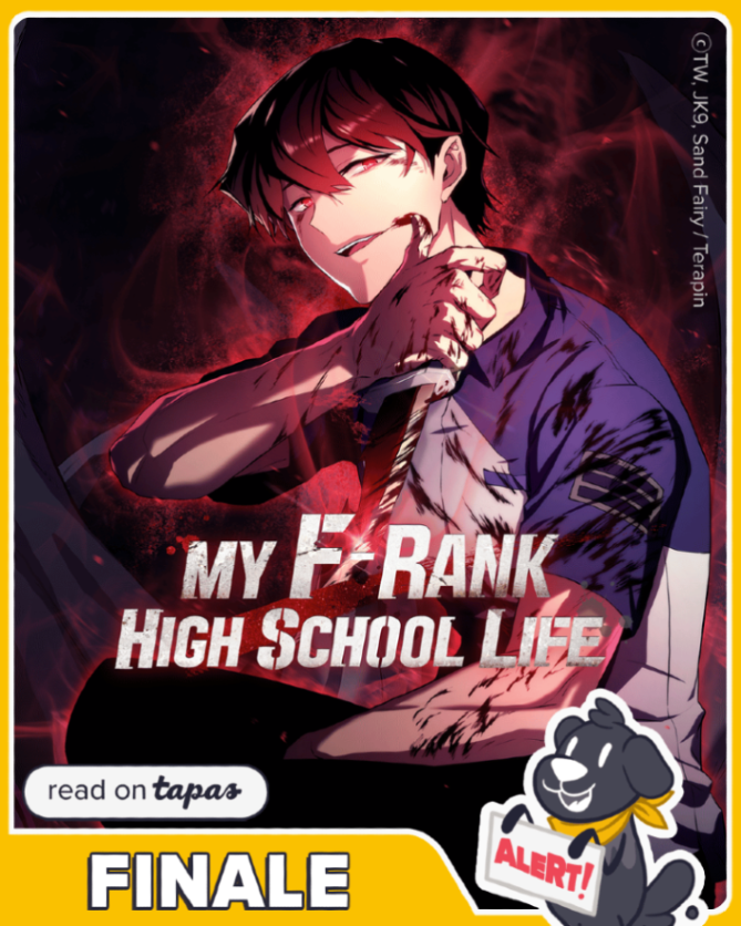 tapas_app's tweet photo. Read My F-Rank High School Life series finale here👉https://t.co/96dlsLccLR

#readontapas #actionfantasy #manhwaupdate https://t.co/CxHVIqVJv5
