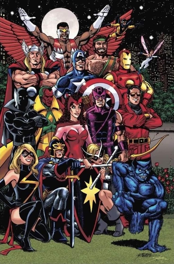 AvengersAcervo's tweet photo. Vingadores por George Perez https://t.co/okgat8KhHO