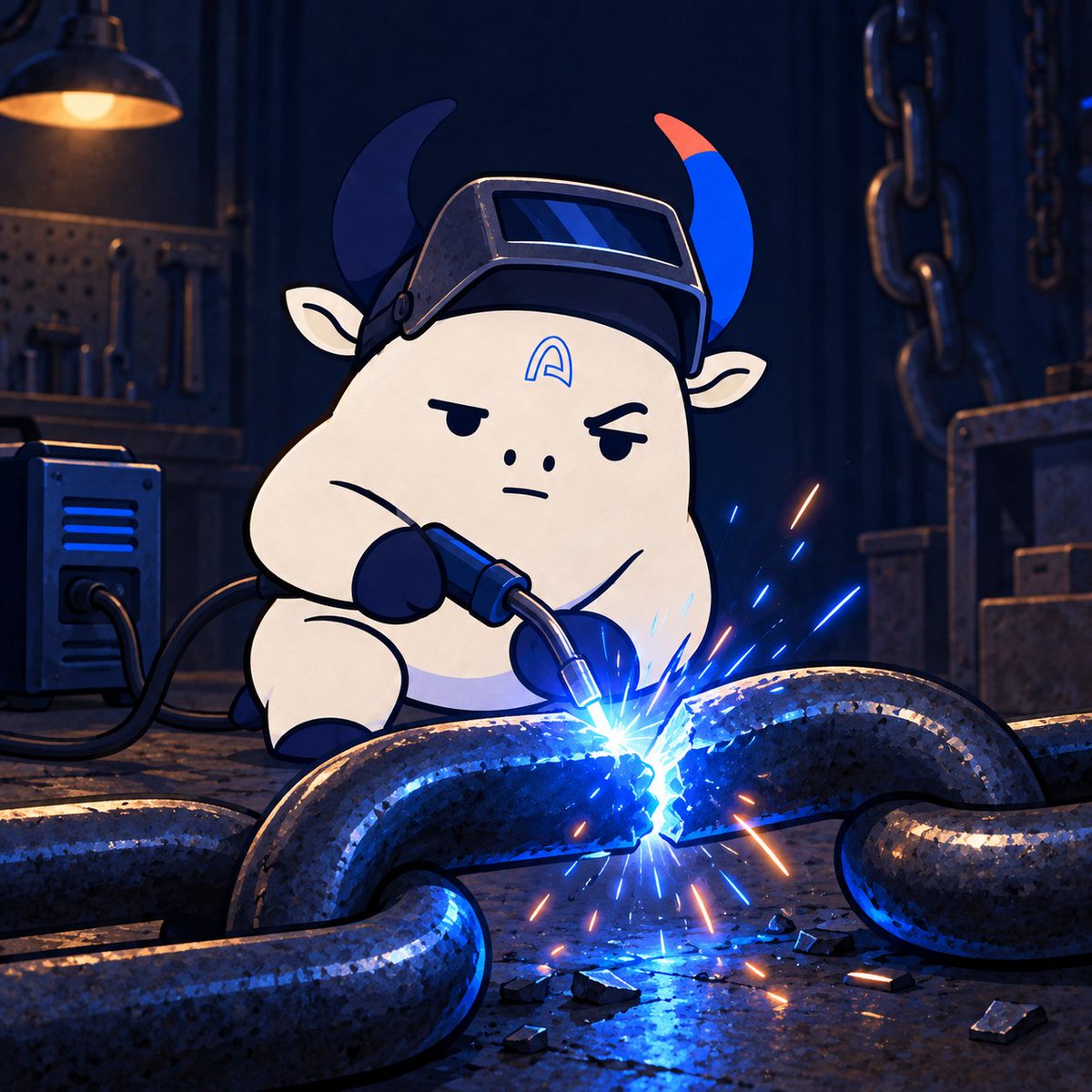 ArcBullMeme's tweet photo. While everyone watches the gate,

the Arc Bull keeps working. 🌀🐂 https://t.co/LhVflLqasK